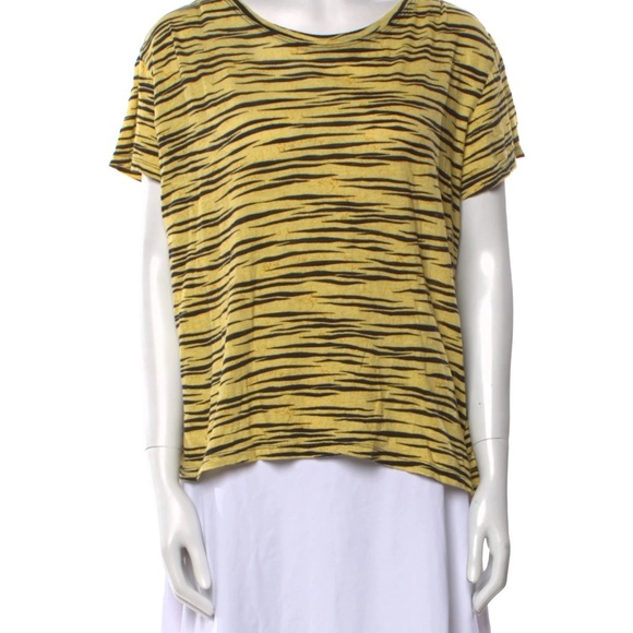 Proenza Schouler Tiger Print. SOFT 100% Cotton T-shirt L XL - Picture 1 of 3